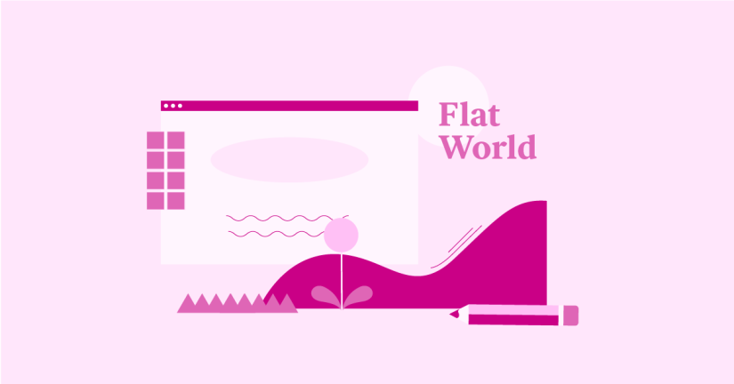 طراحی فلت (Flat Design) در وب: اصول، مزایا، و چالش‌ها
